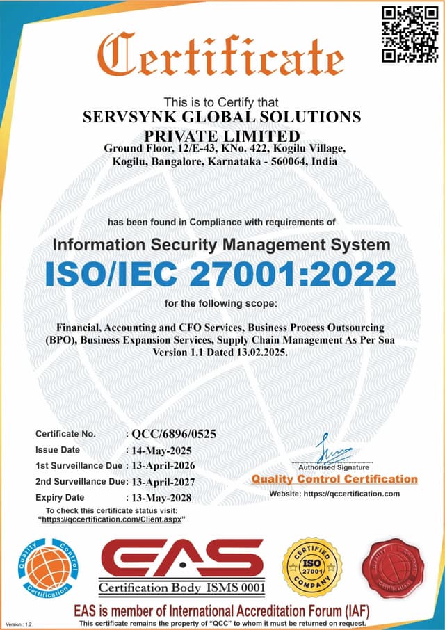 ISO/IEC 27001:2022 Certification